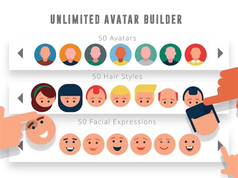 Avatar Builder Selection By Dighital On Dribbble