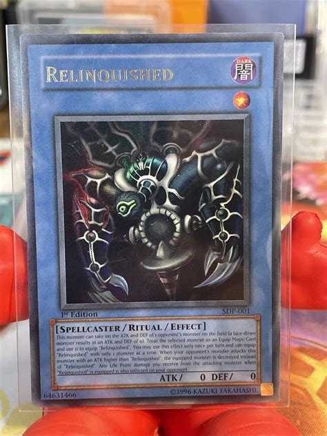 Yu Gi Oh Relinquished 1st Edition Ur Mnm Near Mint Ebay