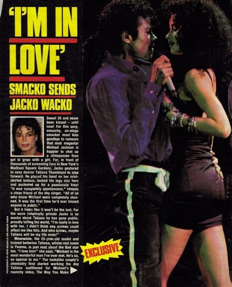 Michael Jackson And Tatiana Thumbtzen Adnks101 Niks95 Photo