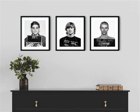 Buy Haus And Hues Celebrity Mugshots Poster Rock Posters Vintage Kurt