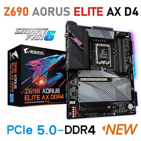 Intel Z690 Mainboard Ddr4 Gigabyte Z690 Aorus Elite Ax Ddr4 5300mhz Lga