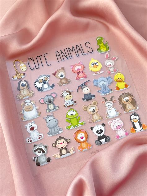 термонаклейка Cute Animals – купить за 279 руб | BOUTONRU.RU