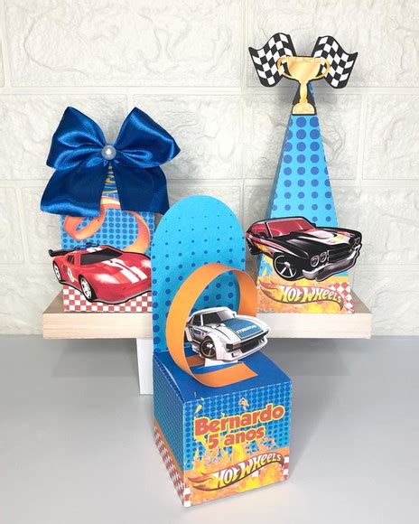 Kit Festa Lembrancinha Personalizados Hot Wheels Elo