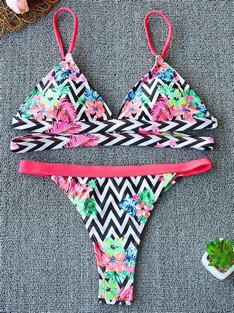 2024 Sexy Bikini Swimsuit Women Swimwear Two Piece Bikini Set Print