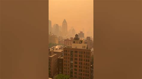 New York City Air Quality Smoke Weather Manhattan Nyc Youtube