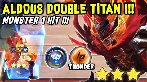 Aldous Double Titan Astro Monster Hit Combo Magic Chess Terkuat