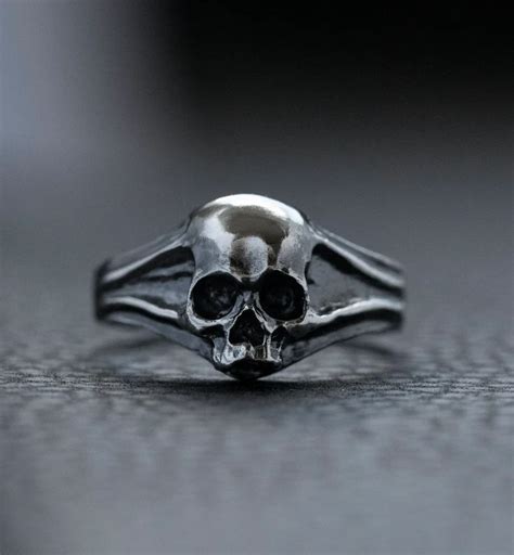 Skull Ring Men Skull Ring Sterling Silver - Etsy Singapore | Rings for ...