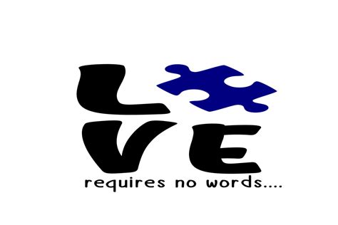 Love Requires No Words Autism Awareness Svg Graphic By Cargoprints · Creative Fabrica