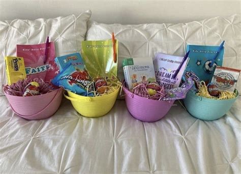 Kids' Easter Basket Ideas - Faithfully Stepping