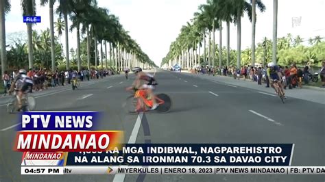 1 500 Ka Mga Indibwal Nagparehistro Na Alang Sa Ironman 70 3 Sa Davao