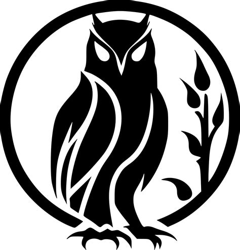 Owl Minimalist And Simple Silhouette Vector Illustration 23588836