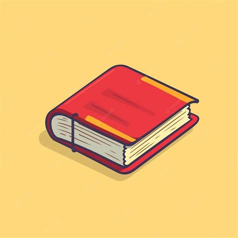 Premium Vector | Book vector art illustration of a book