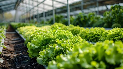 Premium Photo Revolutionizing Agriculture Hydroponic Farming In Modern Greenhouses For