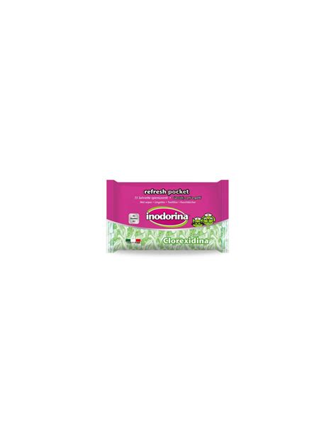 SALVIETTE INODORINA POCKET CLOREXIDINA 15 PZ