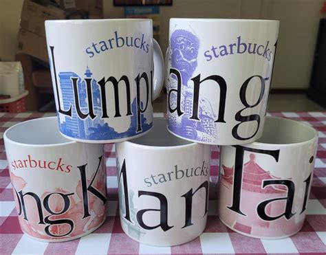 Starbucks City Mugs, Furniture & Home Living, Kitchenware & Tableware ...