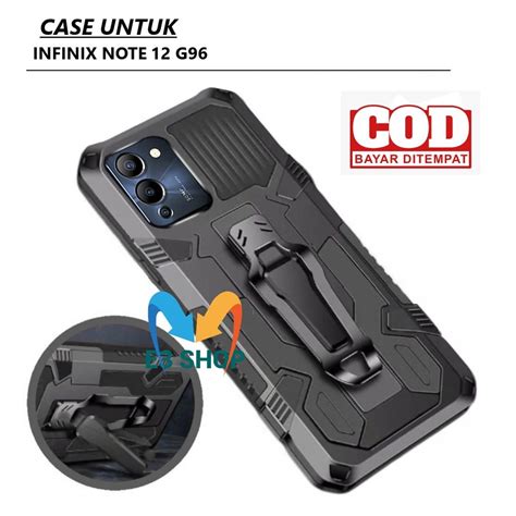 Jual Case Hp Infinix Note 12 G96 Casing Standing Back Klip Hard Case Robot New Cover Shopee