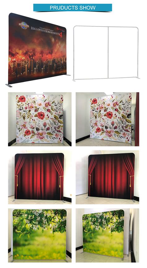 Custom Background Ft Aluminum Tube Stand Tension Fabric Party Events