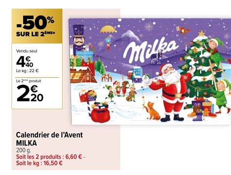 Promo Calendrier De L Avent Milka Chez Carrefour Contact