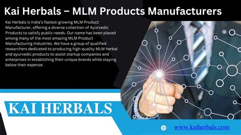 PPT MLM Herbal Products Manufacturers In India PowerPoint