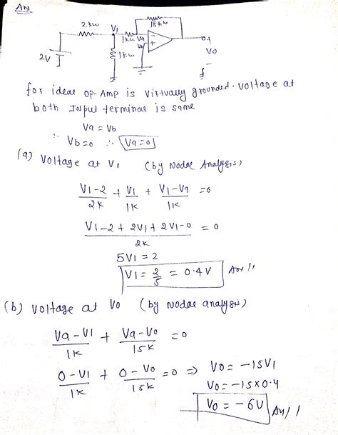 Solved 9 Find The Voltage V And The Output Voltage Vo In This Circuit Course Hero