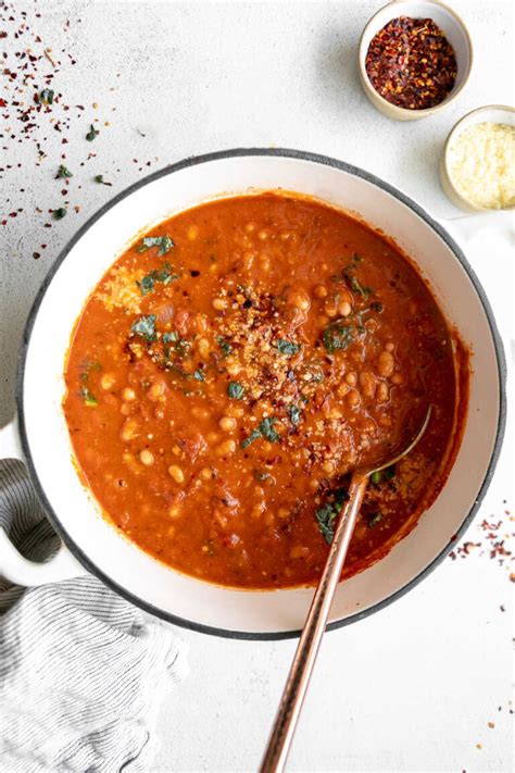 White Bean Tomato Soup Eat With Clarity