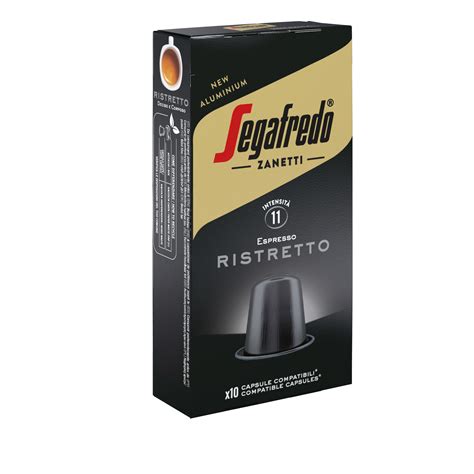 Capsules RISTRETTO Capsules Nespresso Café Segafredo Zanetti