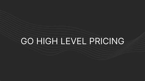 Go High Level Pricing Actual Prices For All Plans Including Enterprise