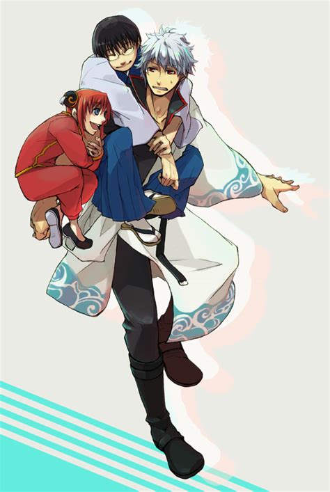 Gintoki Kagura Shinpachi X3 Gintama Fan Art 29487667 Fanpop