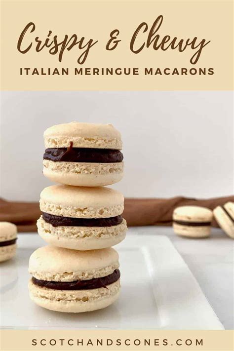 Italian Meringue Macarons Step by Step - Scotch & Scones