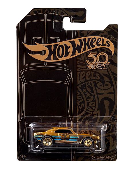 Hot Wheels 50th Anniversary Black Gold Edition Cars Pack Of 6 Buy Hot