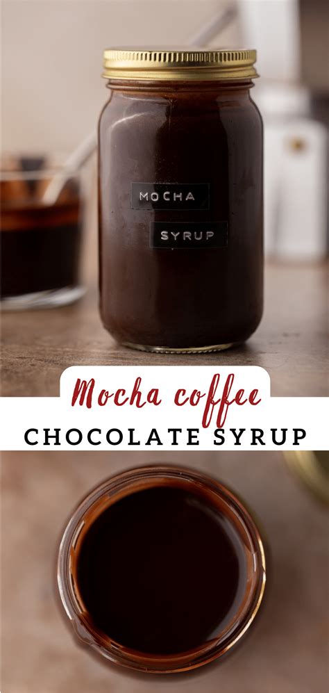 The Best Homemade Mocha Coffee Syrup Recipe - Lifestyle of a Foodie