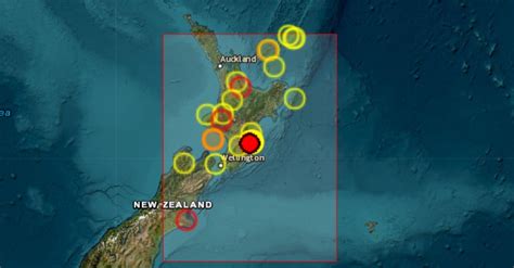 Two Earthquakes In New Zealand In Recent Hours Dark Red Owl