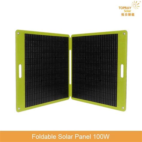 Topray Solar 20w40w100w200w Output Portable Power Bank Folding Solar