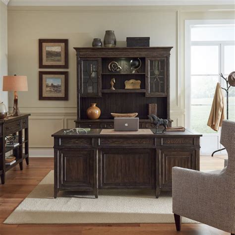 Liberty Furniture 3 Executive Desk Office Set with Hutch | Wayfair