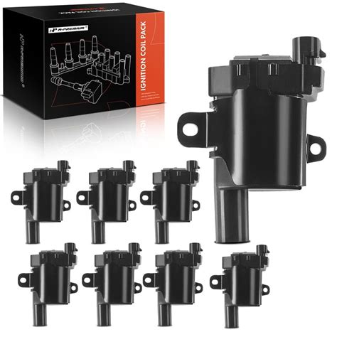 8 Pcs Ignition Coils For Chevy Silverado Tahoe Gmc Sierra Cadillac H2 A Premium