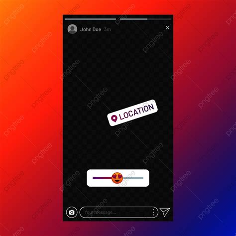 Instagram Story Interface PNG Vector PSD And Clipart With