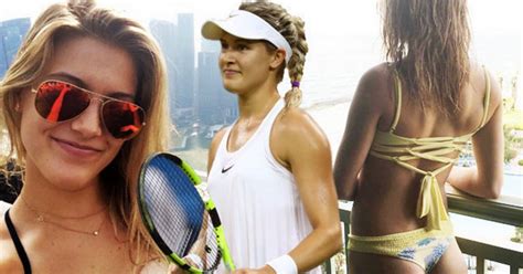 Tennis Babe Eugenie Bouchard Shares VERY Steamy Snap As Training Heats Up Daily Star