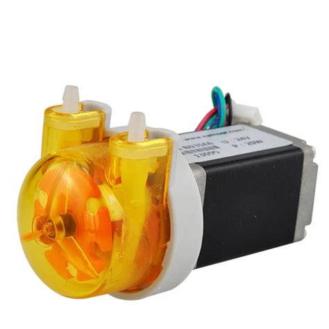 Kamoer KAS 12 24V Mini Peristaltic Pump With Stepper Motor And Silicone