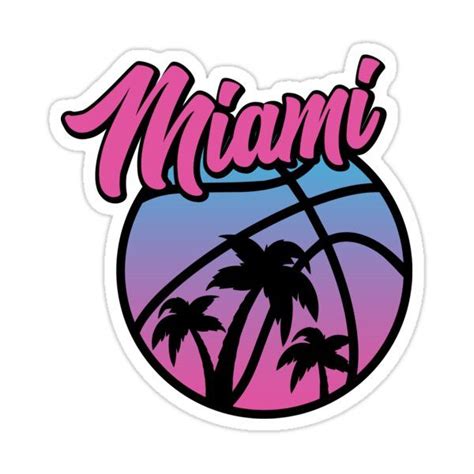 "Miami Heat Vice" Sticker for Sale by ll1designs | Miami heat, Miami ...