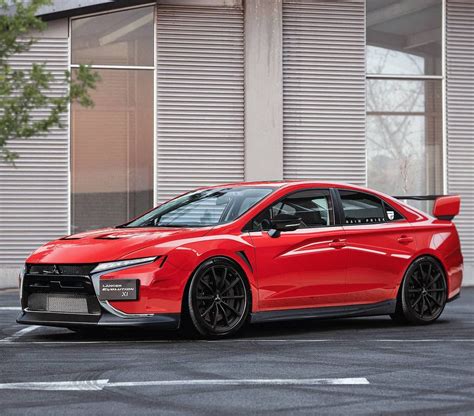 Mitsubishi Lancer Evo Xi Imagined As Modern Wrx Sti Fighter Autoevolution