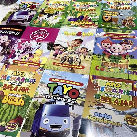 Jual Buku Mewarnai Edukasi Anak Anak Buku Anak Anak Mewarna Karakter