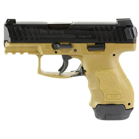 HK VP9SK 9mm Luger Semi Auto Pistol 15 Rounds Night Sights FDE - Click ...