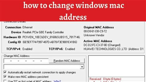 How To Change Windows Mac Address Change Your Mac Address Mac