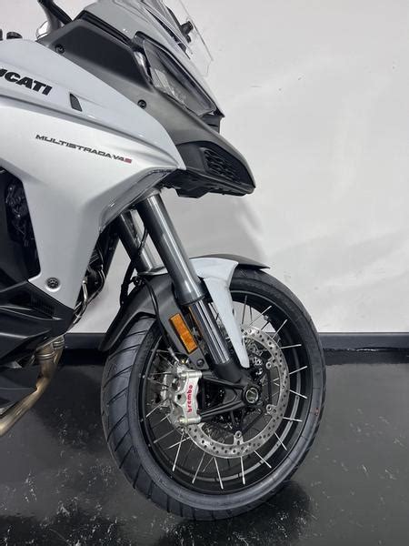 2023 Ducati Multistrada V4S Iceberg White Spoked Wheels Next Ride LLC