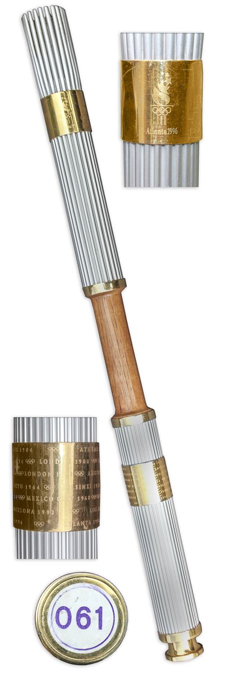 Lot Detail - Olympic Torch From the 1996 Olympic Games Held in Atlanta