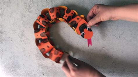 Paper Chain Snake Craft By Waterford Upstart Youtube