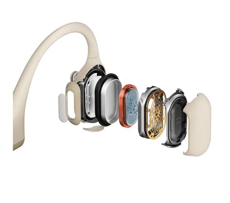 Casque Conduction Osseuse Shokz Openrun Pro Beige Ecouteurs But