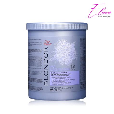 پودر دکلره ولا اورجینال روشن کننده مو تا 9 درجه 800 گرم Wella • الینو