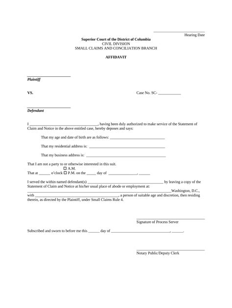 Calif Small Claims Form Fillable Printable Forms Free Online