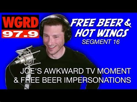 Joes Awkward Wzzm Tv Moment Free Beer And Hot Wings Segment 16 Video